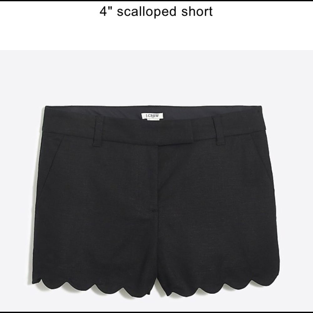 J.Crew Scalloped Short 4”